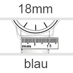 Uhrenarmband 18mm blau
