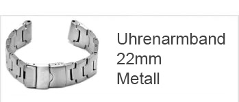 Uhrenarmband in 22mm aus Metall