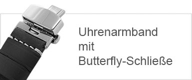 Uhrenarmband mit Butterfly-Schließe