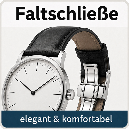Uhrenarmbänder mit Faltschließe