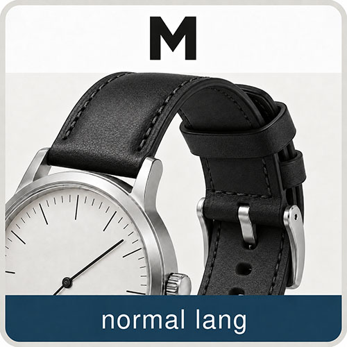 Uhrenarmbänder in Normallänge M