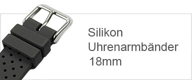 Silikon Uhrenarmband 18mm