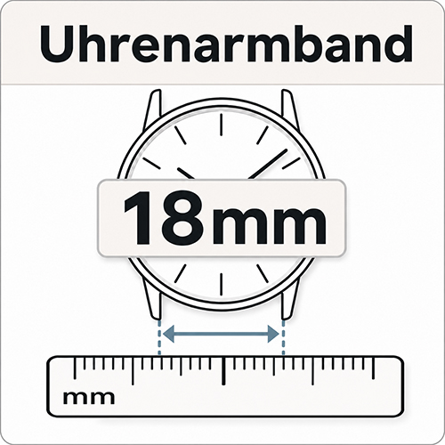 Uhrenarmband in 18mm