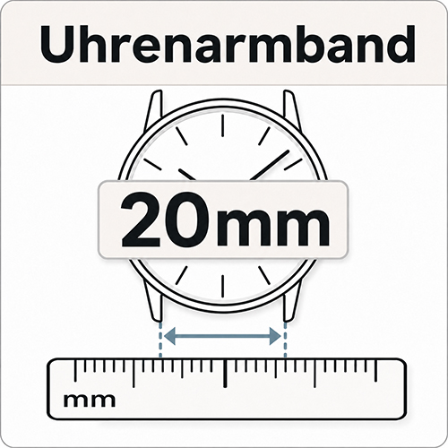 Uhrenarmband in 20mm