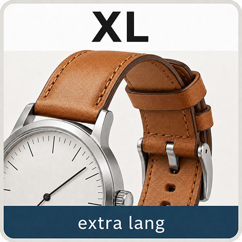 XL Uhrenarmbänder – extra lang