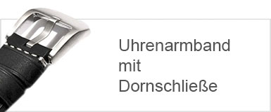 Uhrenarmband mit Dornschließe