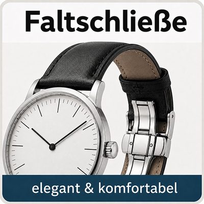 Uhrenarmbänder mit Faltschließe