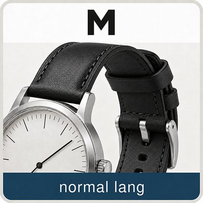 Uhrenarmbänder in Normallänge M