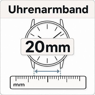 Uhrenarmband in 20mm