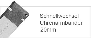 Schnellwechsel Uhrenarmband 20mm