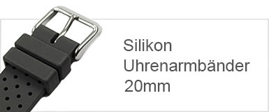 Silikon Uhrenarmband 20mm