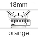 Uhrenarmband 18mm orange