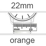 Uhrenarmband 22mm orange