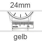 Uhrenarmband 24mm gelb