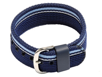 Uhrenarmband Casio für BG-1006KF-2, Textil, blau