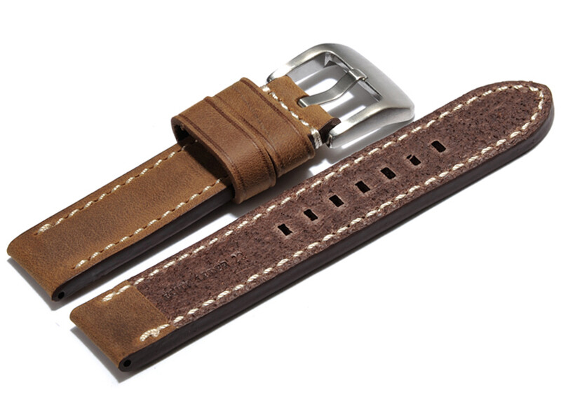 Echt Leder Uhrenarmband Lederarmband Armband braun schwarz hellbraun 20 22 24 mm 