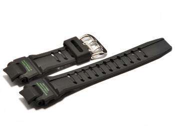 Uhrenarmband Casio schwarz Aufschriften grün GW-4000-1A3ER, GW-4000