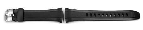 Uhrenarmband Casio für WVQ-M410, WVA-M640, Kunststoff, schwarz