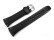 Uhrenarmband Casio für WVQ-M410, WVA-M640, Kunststoff, schwarz