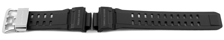 Casio Ersatzarmband WV-59 – 20 Mm, Kunststoff Schwarz, Originales Zubehör Für Casio WV-59A-1AV & WV-59E-1AV