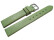 Uhrenarmband Leder Business grün 8mm Stahl