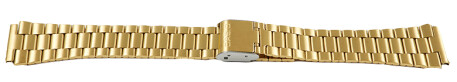 Uhrenarmband Casio A168WG-9 A168WG A168WG-9B Edelstahl goldfarben