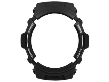 Bezel (outer)/ Lünette Casio für AWG-100, AWG-100-1A, Kunststoff, schwarz