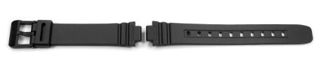 Uhrenarmband Casio für LA-20WH, LA-20WH-1, LA-20WH-4, LA-20WH-9, Kunststoff, schwarz