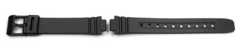 Uhrenarmband Casio für LA-20WH, LA-20WH-1, LA-20WH-4, LA-20WH-9, Kunststoff, schwarz