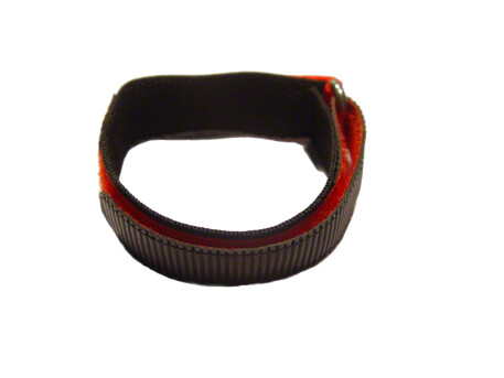 Klettverschluss Uhrenarmband rot Nylon