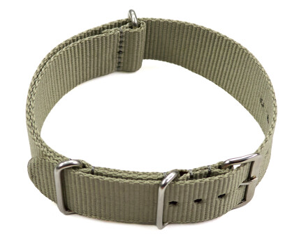 Uhrenarmband - Nylon - Nato - graubeige