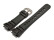 Uhrenarmband Casio f. GS-1400B, GS-1100B, GS-1100B, Kunststoff, schwarz