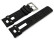 Uhrenarmband Festina für F16308, Ersatzband Leder, schwarz