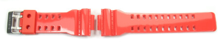 Ersatzarmband Casio für G-8900A, G-8900A-4, Kunststoff, rot, glänzend