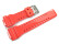 Ersatzarmband Casio für G-8900A, G-8900A-4, Kunststoff, rot, glänzend