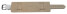 Uhrenarmband - Leder - Business - mit Unterlage - weiß 10mm Gold