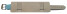 Uhrenarmband - Leder - Business - mit Unterlage - hellblau 20mm Gold