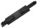 Uhrenarmband Leder Voll-Unterlage schwarz 20mm Stahl