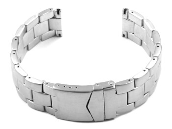 Edelstahl Metall Uhrenarmband massiv 20mm 22mm 24mm