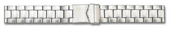 Edelstahl Metall Uhrenarmband massiv 20mm 22mm 24mm