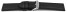 Uhrenarmband mit Breitdorn - Leder - Glatt - schwarz TiT - 24mm