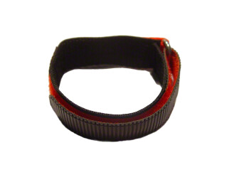 Klettverschluss Uhrenarmband rot 14mm  Nylon