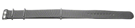 Uhrenarmband - Nylon - Nato - graubeige 20mm