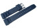 Uhrenarmband Silikon Sport blau 20mm Stahl