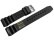 Uhrenarmband Silikon Sport schwarz 20mm Stahl
