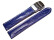 Faltschließe - Uhrenarmband - Bark - blau 24mm Stahl