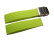 Faltschließe - Silikon - Stripes - grün 18mm