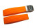 Faltschließe - Silikon - Stripes - orange 18mm