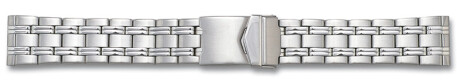 Stahl Metall Uhrenarmband Massiv-Optik II - 18, 20mm