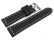 Uhrenband - Sattelleder - massives Leder - schwarz 18mm
